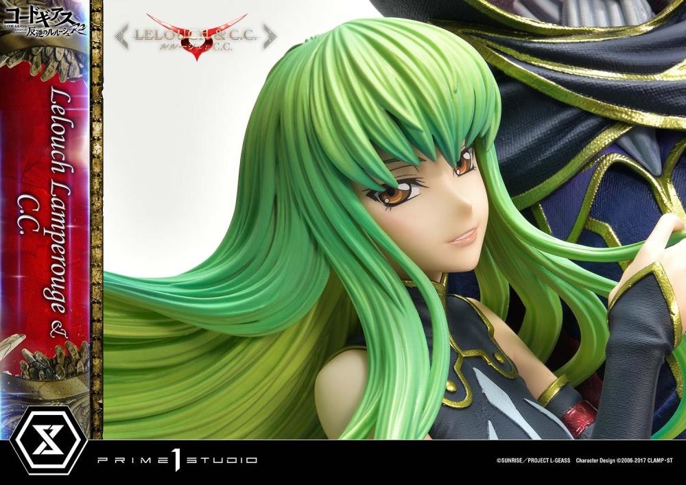 Code Geass: Lelouch of the Rebellion R2 Concept Masterline Lelouch Lamperouge & C.C. 1/6 Scale Statue (With Bonus)