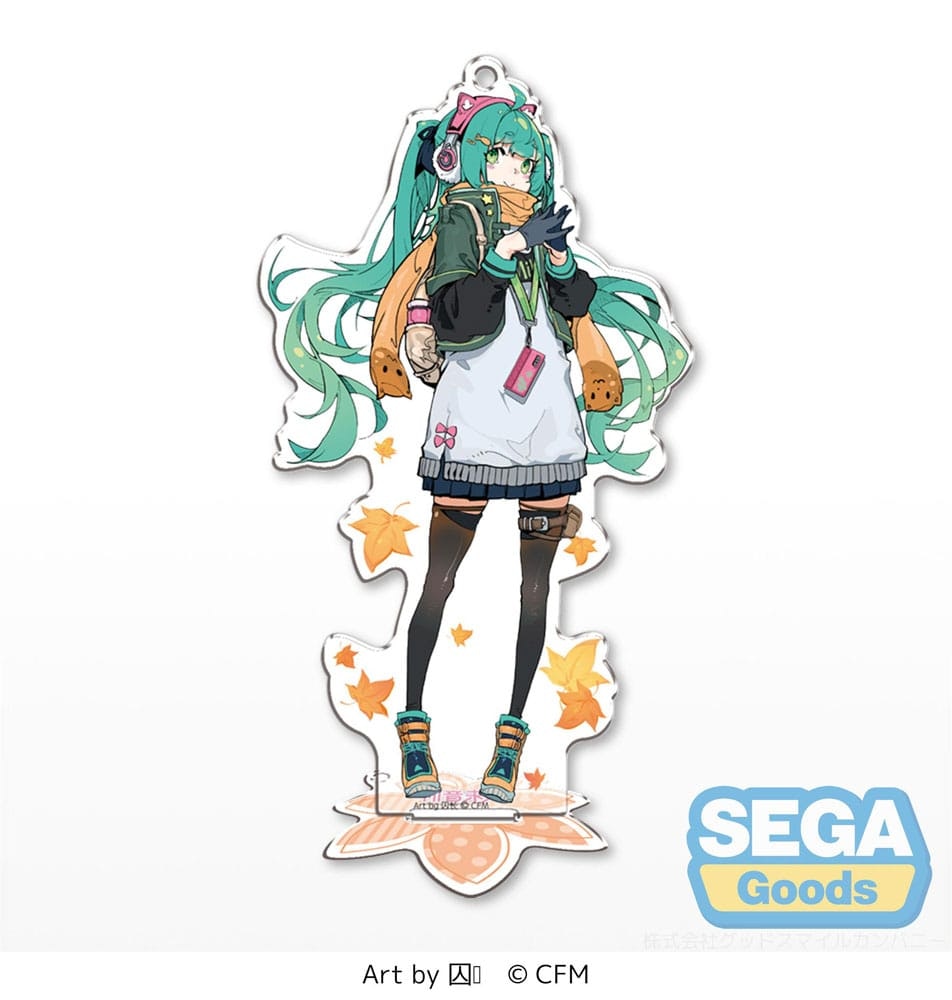 Vocaloid Acrylic Stand Hatsune Miku Key Chain (Qiuzhang Ver.)