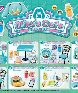Hatsune Miku Miku's Cafe Boxed Set of 8 Accessories