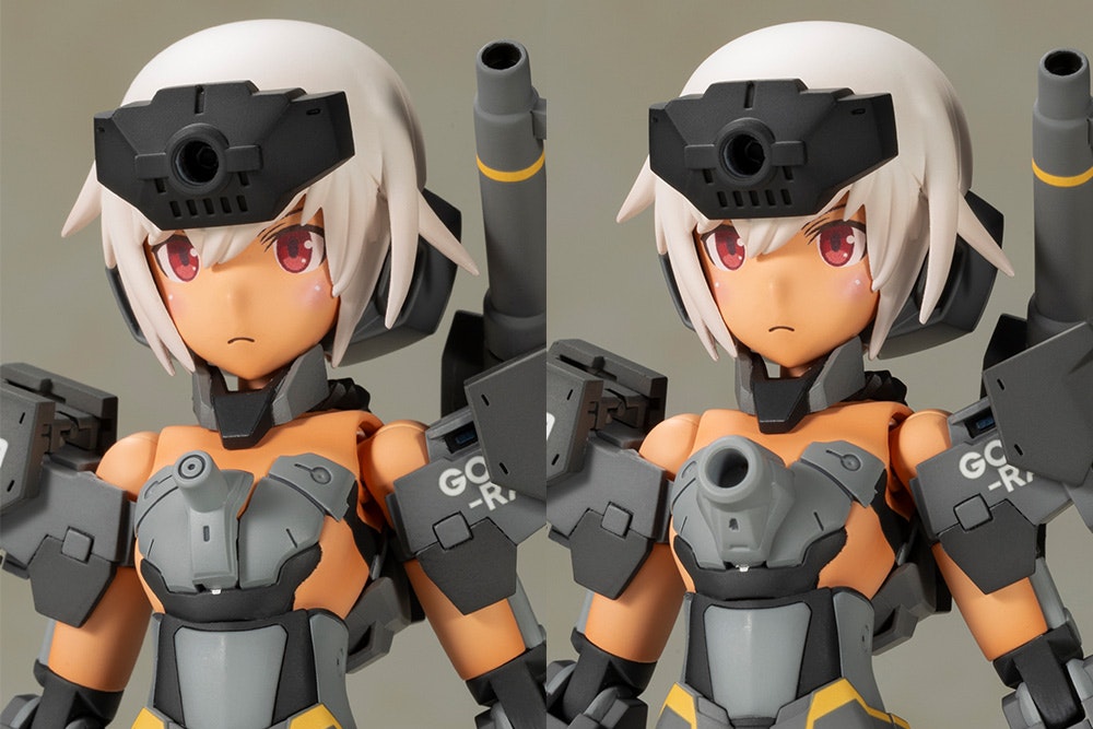 Frame Arms Girl Gourai-Kai (Black) with GM148 Type Anti-Tank Missile Model Kit Set