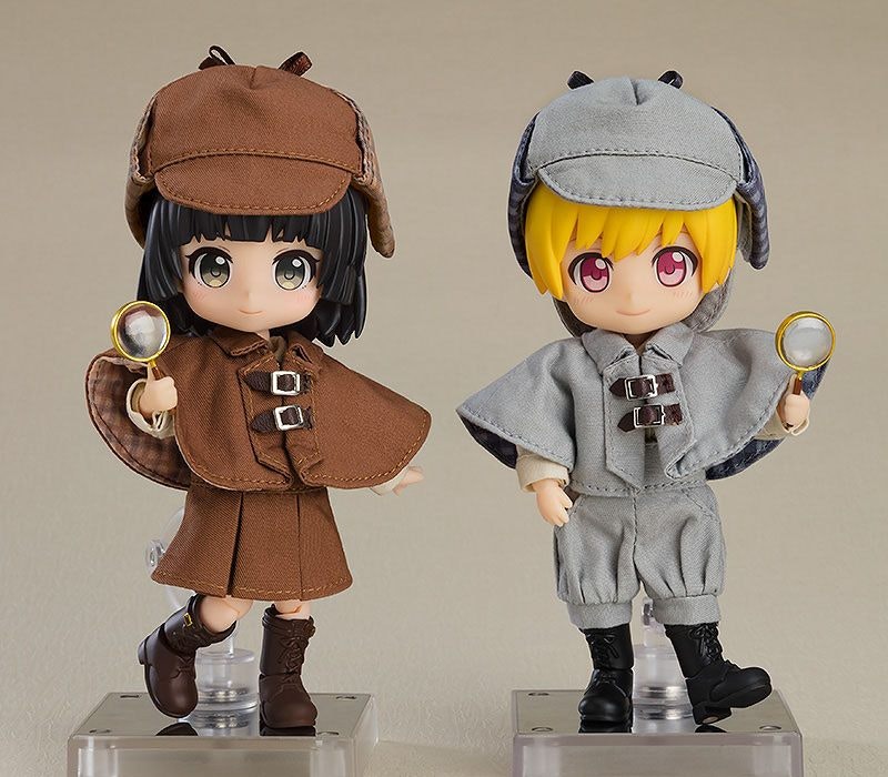 Nendoroid Doll Figures Outfit Set: Detective - Boy (Gray)