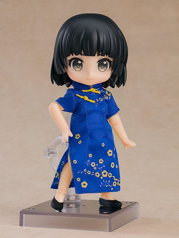 Nendoroid Doll Figures Outfit Set: Chinese Dress (Blue)