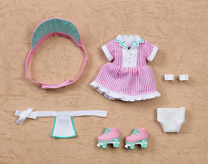 Nendoroid Doll Figures Outfit Set: Diner - Girl (Pink)
