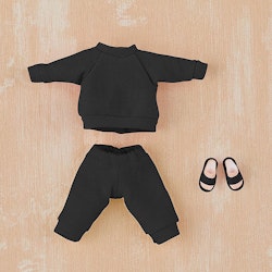 Nendoroid Doll Figures Outfit Set: Sweatshirt and Sweatpants (Black)