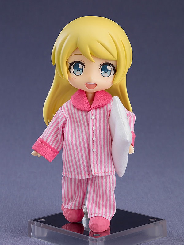 Nendoroid Doll Figures Outfit Set: Pajamas (Pink)