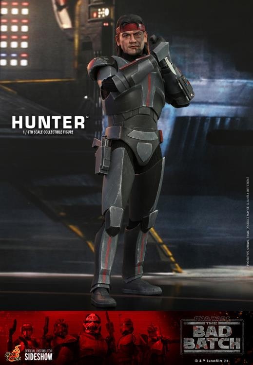 Star Wars: The Bad Batch TMS050 Hunter 1/6th Scale Collectible Figure