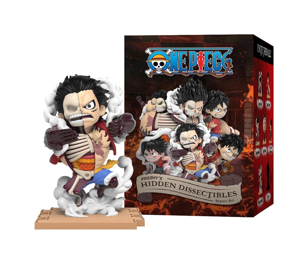 One Piece Freeny's Hidden Dissectibles Series 6 (Luffy's Gears Edition) Box of 6 Random Figures