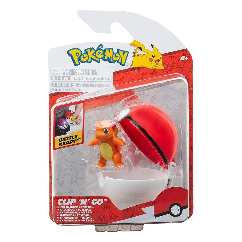 Pokémon Clip'n'Go Poké Balls Charmander & Poké Ball