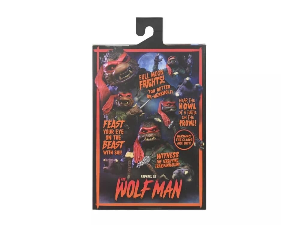 Universal Monsters x Teenage Mutant Ninja Turtles Ultimate Raphael as Wolfman