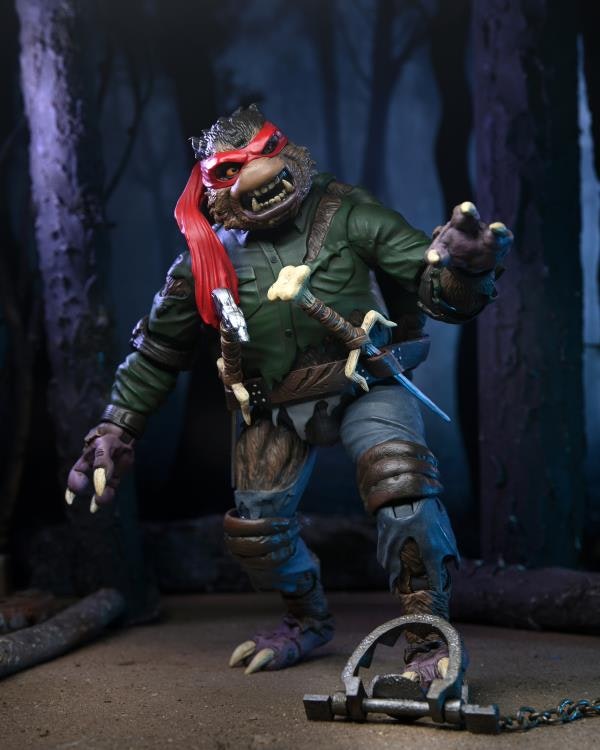 Universal Monsters x Teenage Mutant Ninja Turtles Ultimate Raphael as Wolfman