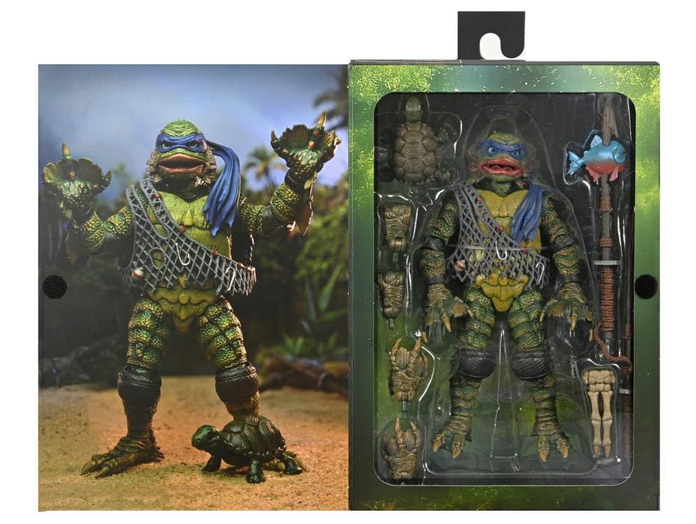 Universal Monsters x Teenage Mutant Ninja Turtles Ultimate Leonardo as The Creature