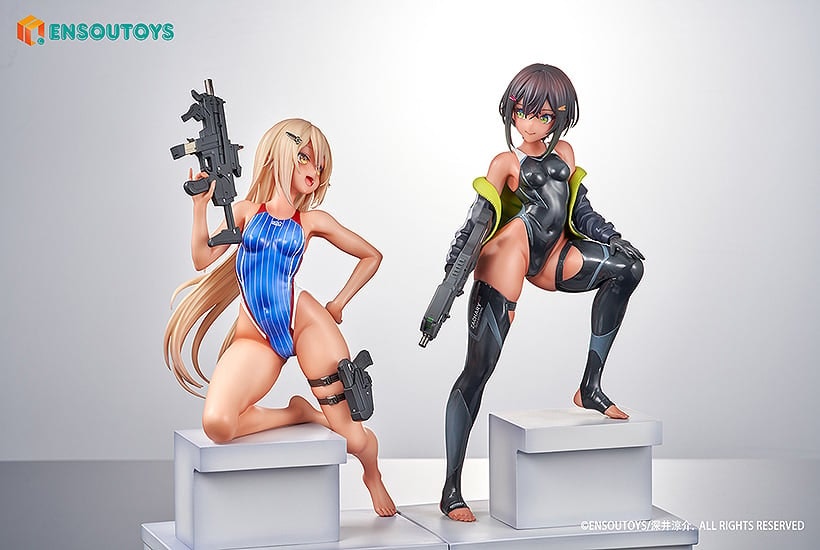 Arms Note Swim Team Buchou-chan & Kouhai-chan Set of 2 Figures