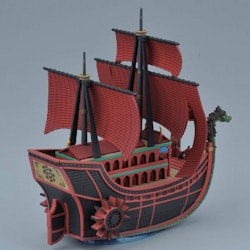 One Piece Grand Ship Collection Nine Snake Pirate Ship Model Kit