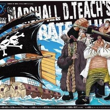 One Piece Grand Ship Collection Marshall D. Teach's Pirate Ship Model Kit