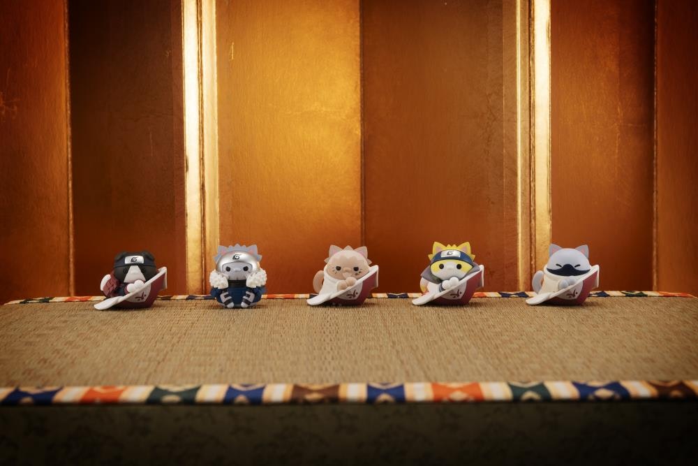 Naruto Shippuden Nyaruto! Mega Cat Project The Bond Between Master and Disciple Box of 8 Figures