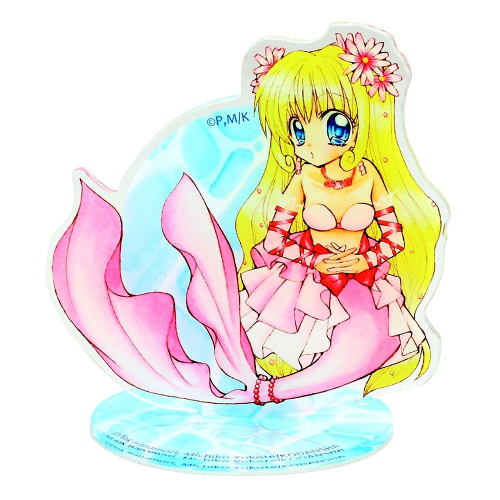 Mermaid Melody: Pichi Pichi Pitch Acrylic Stand Figure Luchia Nanami with Flowers