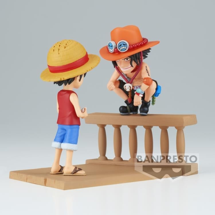 One Piece World Collectable Figure Log Stories Monkey D. Luffy & Portgas D. Ace