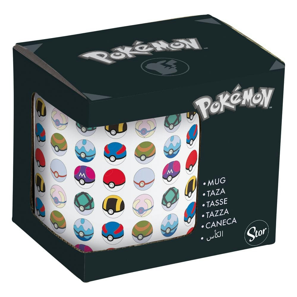 Pokémon Mug Face Pokéballs 325ml