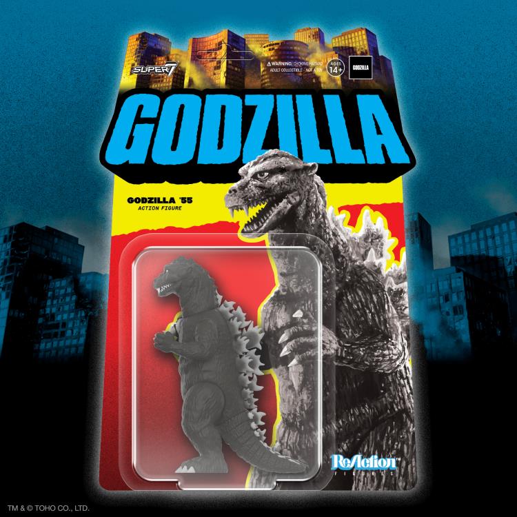 Godzilla Toho ReAction Godzilla (1955 Grayscale Ver.)