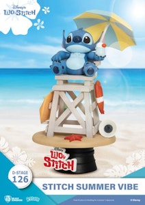 Disney  Lilo & Stitch D-Stage DS-126 Stitch Summer Vibe Statue