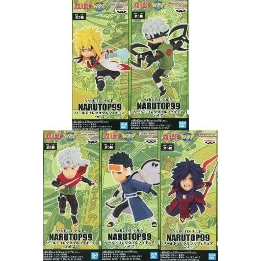Naruto Shippuden WCF NarutoP99 Vol.2 Set of 5 Figures