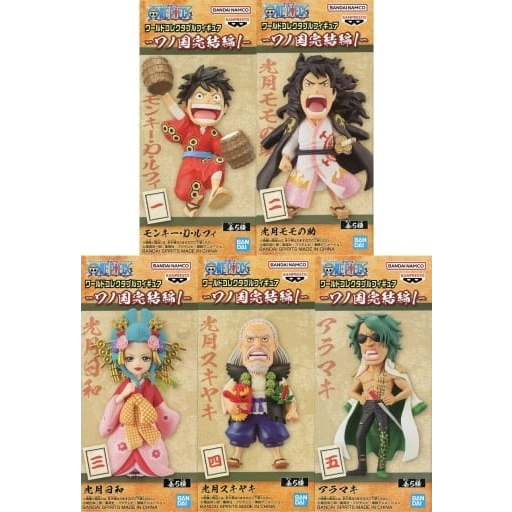One Piece WCF Wano Country Kanketsuhen Vol.1 Set of 5 Figures