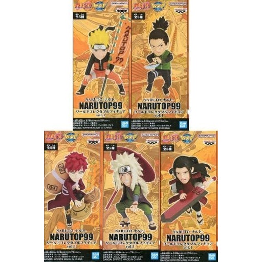 Naruto Shippuden WCF Narutop99 Vol.1 Set of 5 Figures