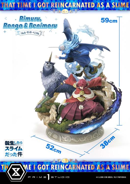 TenSura Concept Masterline Rimuru, Ranga, & Benimaru 1/6 Scale Statue