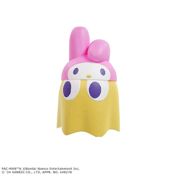 Pac-Man x Sanrio Characters Chibicollect Series Trading Assortment Vol.1 Set of 6 Figures