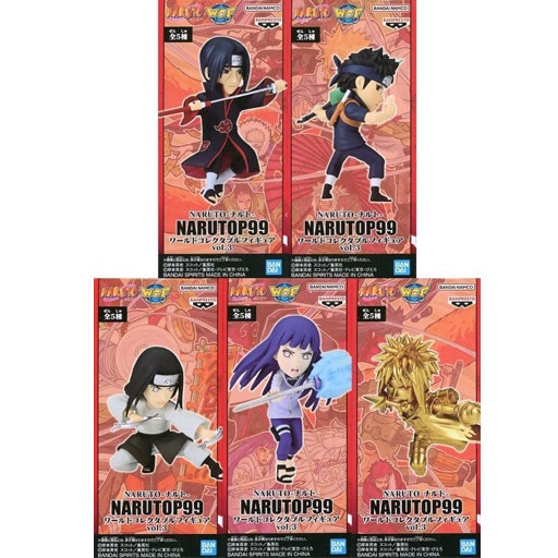 Naruto Shippuden WCF NarutoP99 Vol.3 Set of 5 Figures