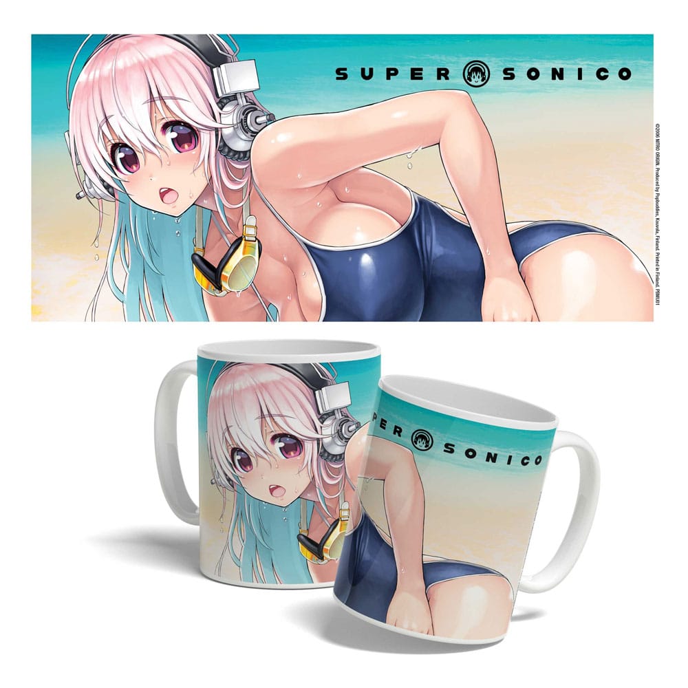 Nitroplus Mug Super Sonico Swim Wear 325ml