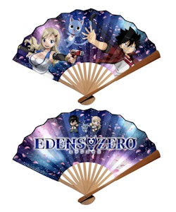 Edens Zero Folding Fan Rebecca, Happy & Shiki
