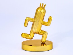 Final Fantasy Bright Arts Gallery Gold Cactuar Figure