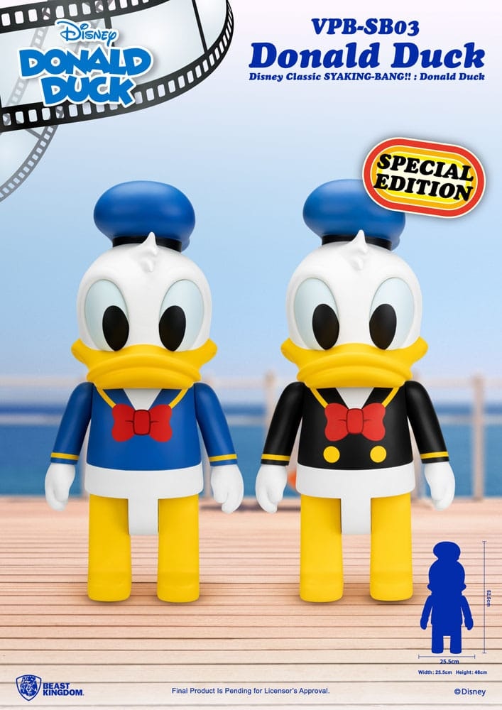 Disney Syaing Bang Vinyl Bank Mickey and Friends Donald Duck