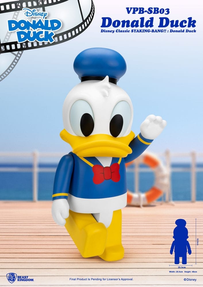 Disney Syaing Bang Vinyl Bank Mickey and Friends Donald Duck