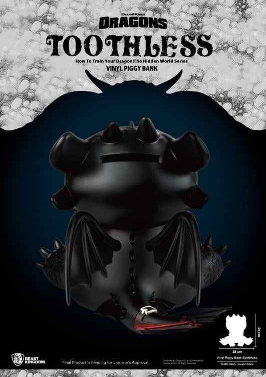 How to Train Your Dragon Toothless Piggy Bank