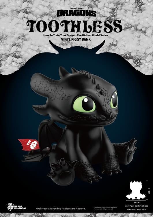 How to Train Your Dragon Toothless Piggy Bank