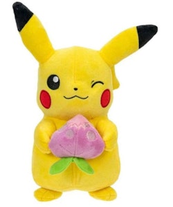 Pokémon Plush Figure Pikachu with Pecha Berry Accy