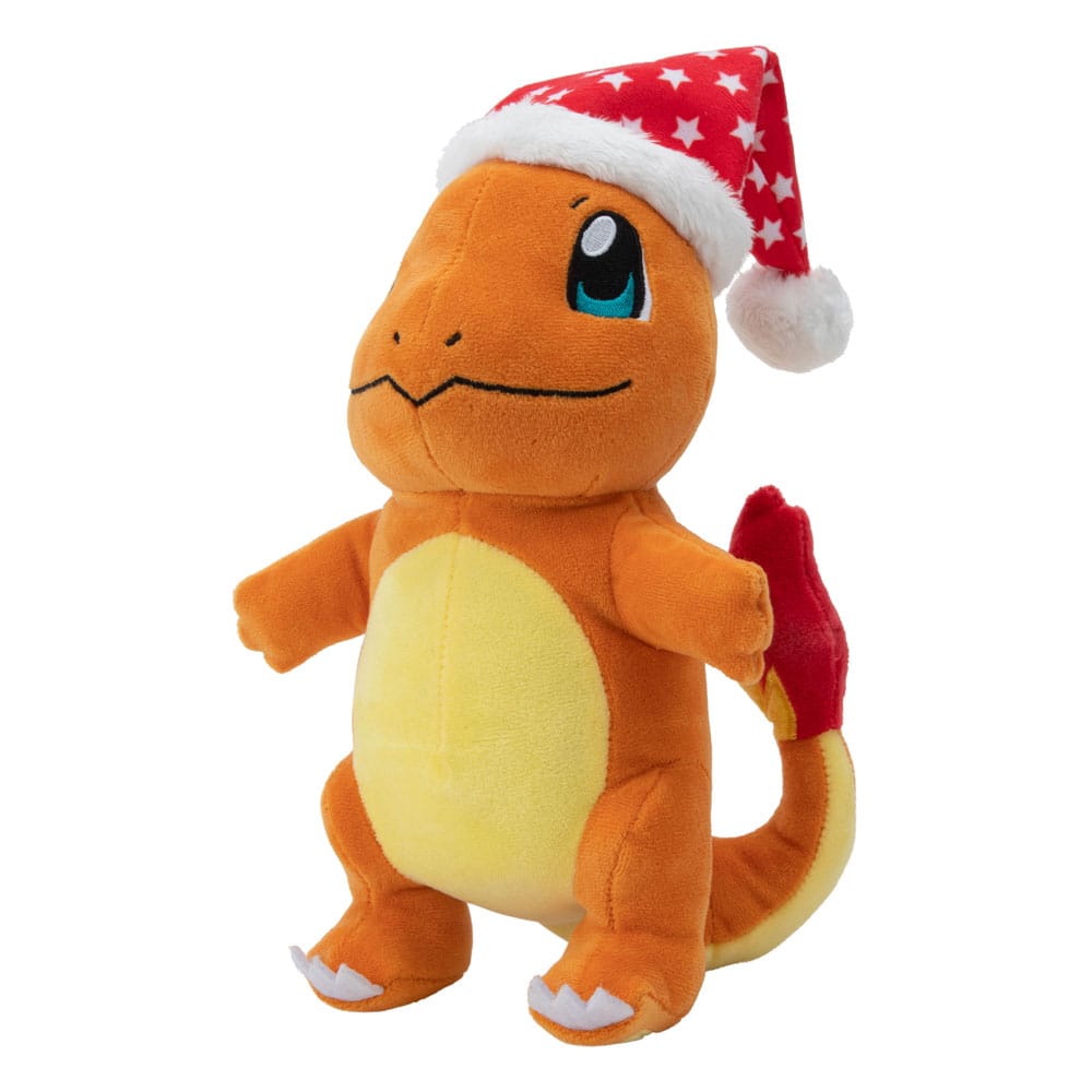 Pokémon Plush Figure Winter Charmander with Christmas Hat