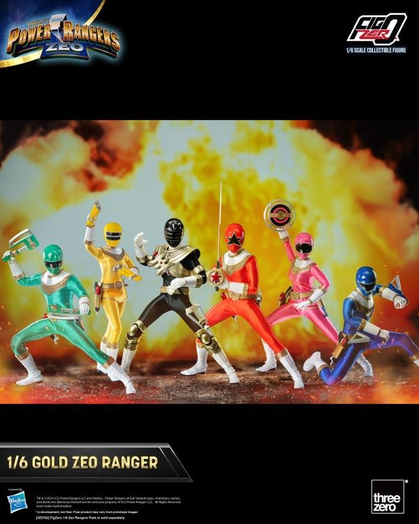 Power Rangers Zeo FigZero Gold Zeo Ranger 1/6 Scale Figure