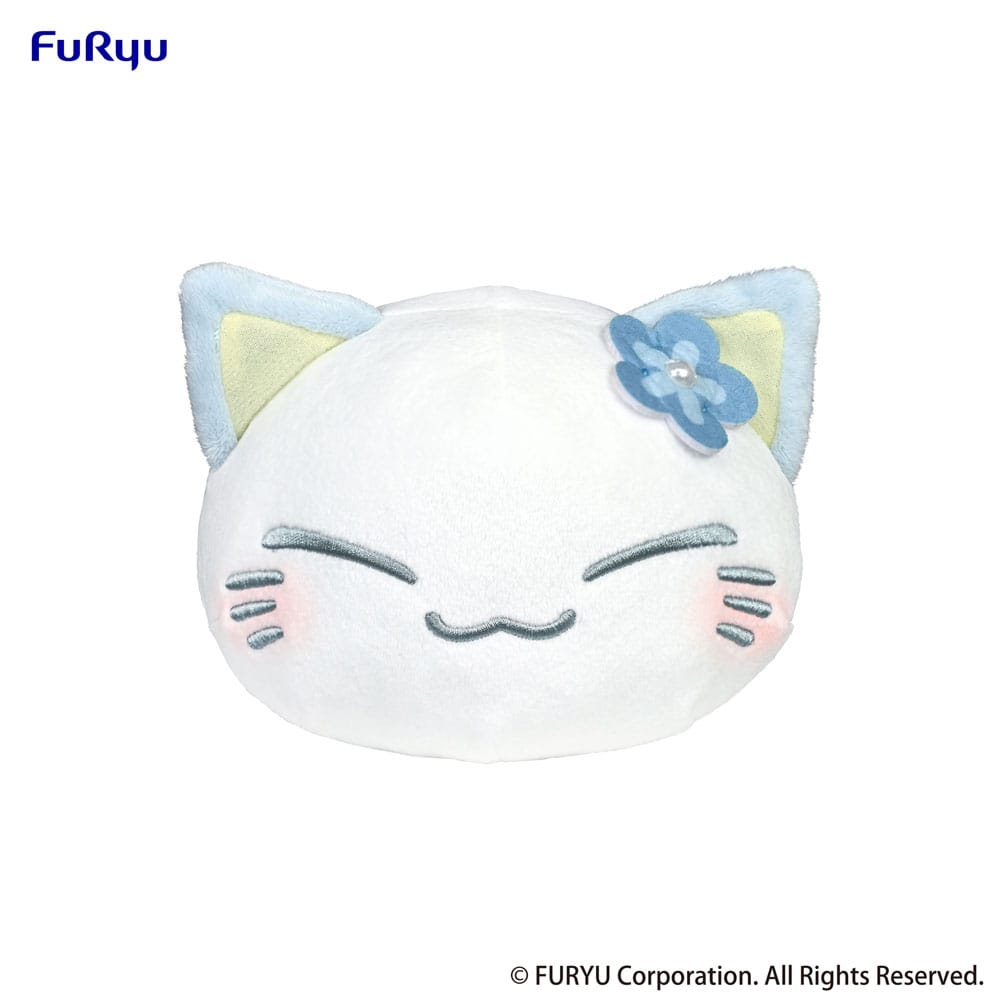 Nemu Neko Cat Plush Figure Blue