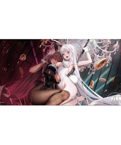 Goddess of Victory: Nikke XXL Mousepad Blanc & Noir
