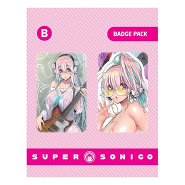 Super Sonico Pin Badges 2-Pack Set B