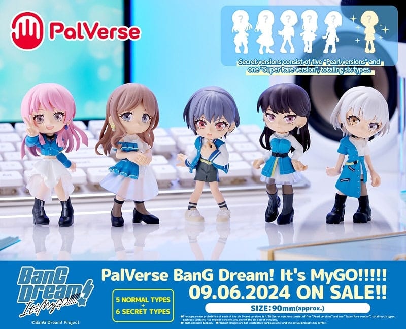 BanG Dream! It's MyGO!!!!! PalVerse Set of 6 Figures