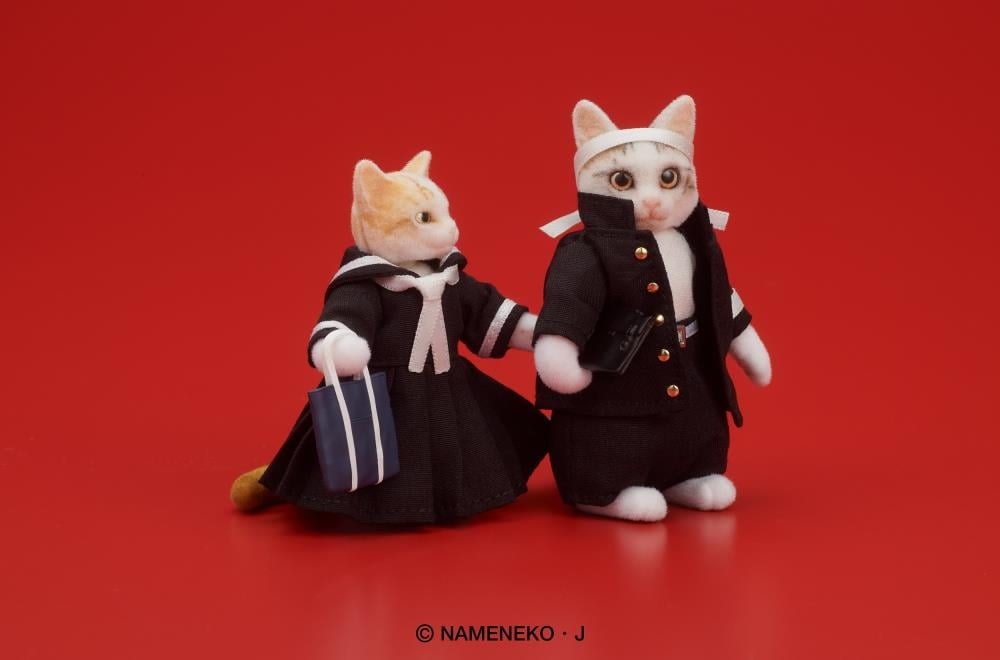 Nameneko Dig Kawaii Action Matakichi & Torako Figure Set