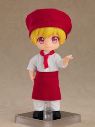 Nendoroid Doll Figures Outfit Set: Pastry Chef (Red)