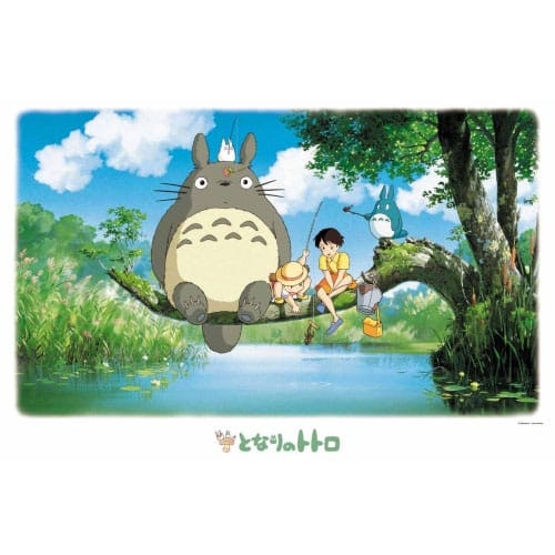 Studio Ghibli My Neighbor Totoro Jigsaw Puzzle Will Totoro catch a Fish (1000 pieces)