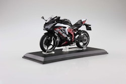 Diecast Bike Series 1/12 Scale Kawasaki Ninja Metallic Spark Black x Peal Flat Stardust White