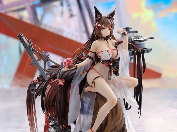 Azur Lane Amagi (Wending Waters Serene Lotus Ver.) with Acrylic Display Box