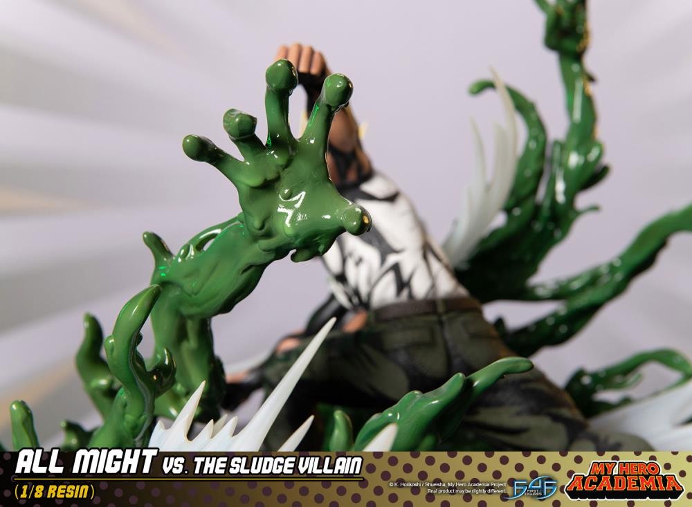 My Hero Academia All Might Vs. the Sludge Villain